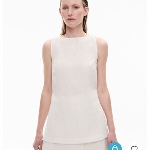 Witchery White Sleeveless Square Neck Camisole